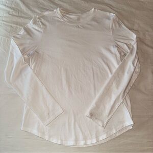 Lululemon White Long Sleeve Shirt